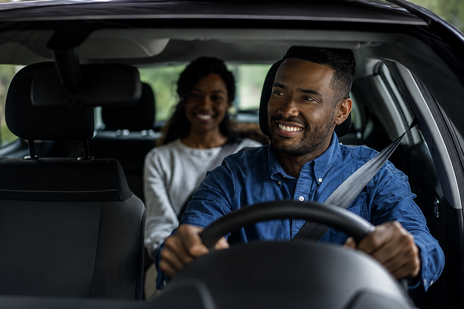 CitiRide driver inside a vehicle